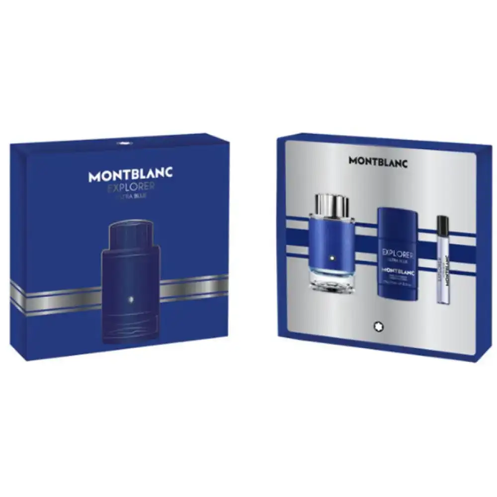Set de parfum homme montblanc explorer ultra blue 3 pcs_1484. DIAYTAR COTE D'IVOIRE - L'Art du Shopping Éclairé. Naviguez à travers notre plateforme intuitive et découvrez une variété d'articles soigneusement sélectionnés pour répondre à vos besoins et à vos envies.