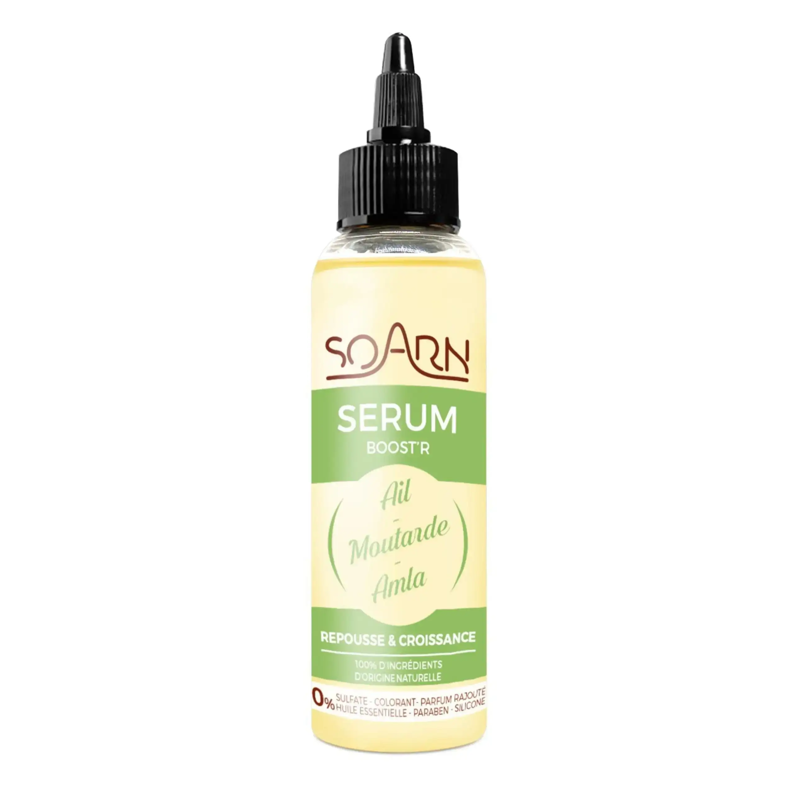 Soarn serum croissance boost r ail moutarde amla 100ml_1229. DIAYTAR COTE D'IVOIRE - Où Choisir Devient une Expérience Personnalisée. Explorez notre boutique en ligne pour découvrir des produits qui s'adaptent à votre style et à votre essence.