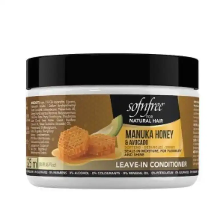 Sofn'Free Manuka Honey Avacado Revitalisant sans rinçage 10,99 oz. Boutique de cosmétiques au Côte d'Ivoire