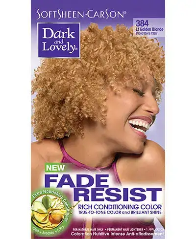 Softsheen carson dark and lovely®fade resist fade resist blond dore clair_1957. DIAYTAR COTE D'IVOIRE - Votre Escale Shopping incontournable. Explorez notre boutique en ligne et dénichez des trésors qui reflètent la richesse culturelle et la modernité du Côte d'Ivoire.