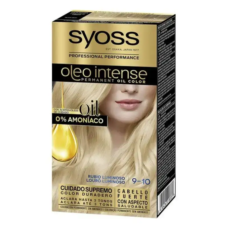 Teinture permanente olio intense syoss no 910 blond lumineux_9846. DIAYTAR COTE D'IVOIRE - Où Chaque Achat Raconte une Histoire. Parcourez notre boutique en ligne pour trouver des articles qui évoquent le savoir-faire et la tradition du Côte d'Ivoire.