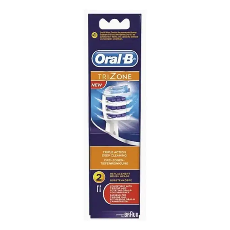 Tete de rechange trizone oral b 2 uds_4257. DIAYTAR COTE D'IVOIRE - Là où Chaque Produit a son Histoire. Découvrez notre gamme de produits, chacun portant en lui le récit de l'artisanat et de la passion, pour vous offrir une expérience de shopping authentique.