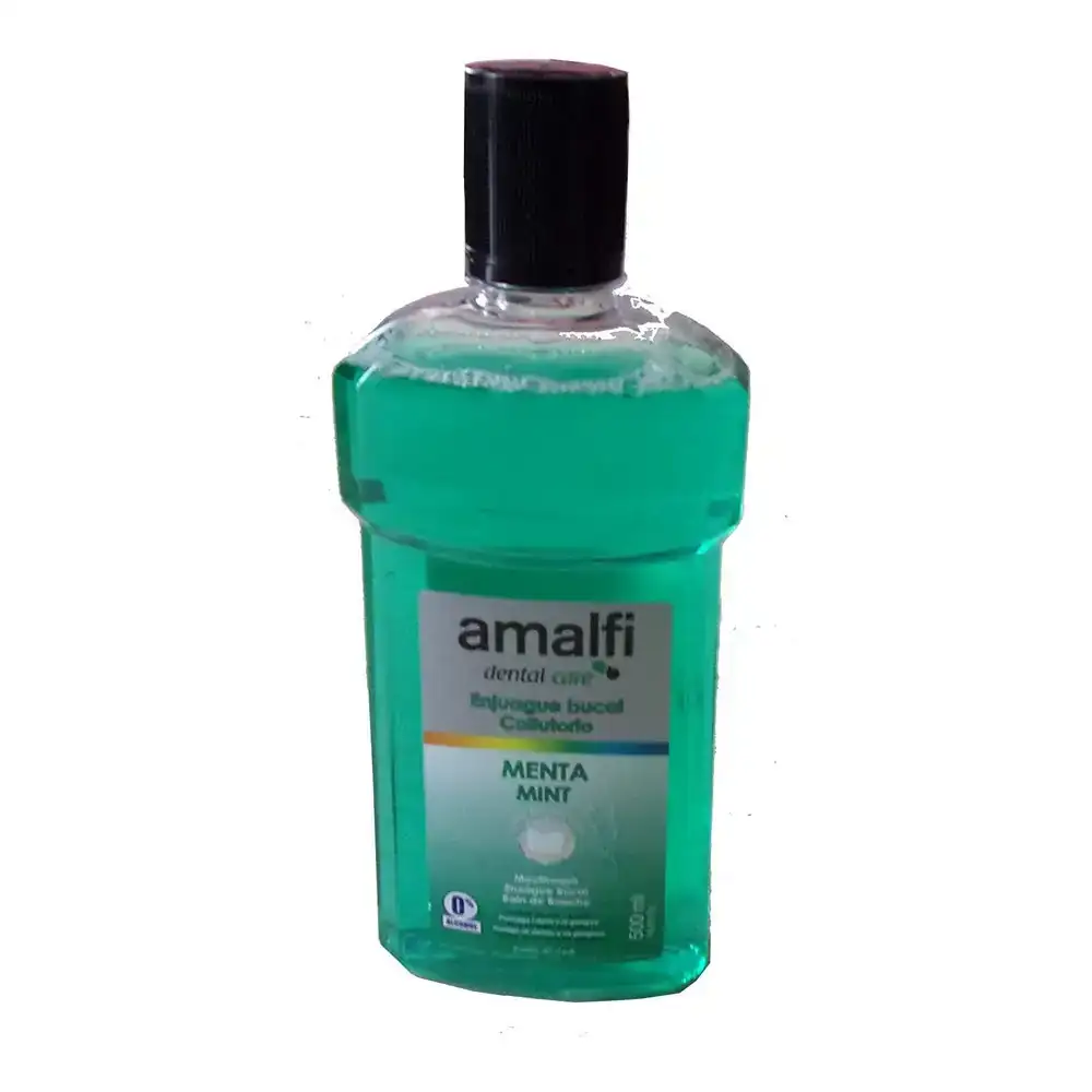 Bain de bouche amalfi menthe 500 ml_3334. DIAYTAR COTE D'IVOIRE - L'Art de Vivre en Couleurs. Découvrez notre boutique en ligne et trouvez des produits qui ajoutent une palette vibrante à votre quotidien.