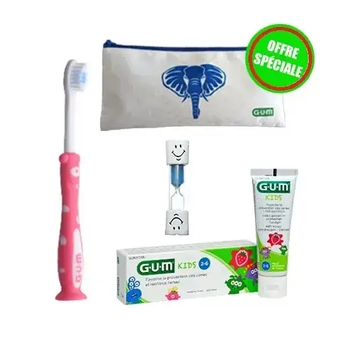 Bucco dentaire enfants soins dentaires gum dentifrice kidsbrosse a dent 901 sablier trousse_1702. Bienvenue sur DIAYTAR COTE D'IVOIRE - Votre Fenêtre sur le Shopping Moderne. Parcourez notre boutique en ligne et découvrez des produits qui incarnent l'évolution du style et de la qualité.