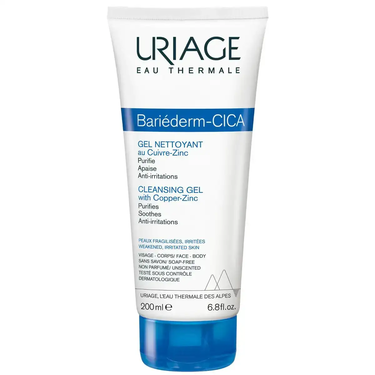Gel nettoyant uriage bariederm cica 200 ml_7710. DIAYTAR COTE D'IVOIRE - Où Choisir est un Plaisir. Explorez notre boutique en ligne et choisissez parmi des produits de qualité qui satisferont vos besoins et vos goûts.