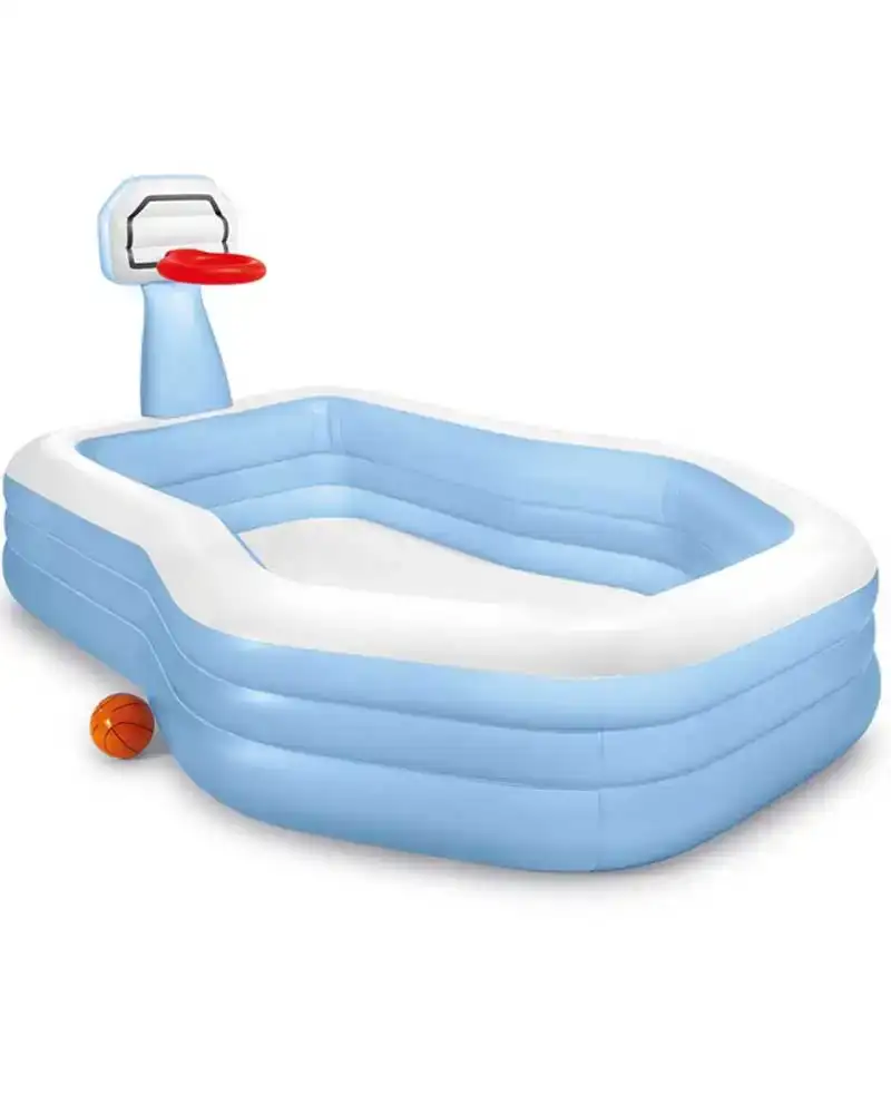 Intex piscine familiale shootin hoops 257x188x13cm_4614. DIAYTAR COTE D'IVOIRE - Où le Shopping Devient une Aventure Culturelle. Plongez dans notre univers de produits qui célèbrent l'héritage et l'artisanat du Côte d'Ivoire.
