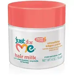 Juste pour moi hair milk smoothing edges creme 4 oz_1879. DIAYTAR COTE D'IVOIRE - Votre Escale Shopping incontournable. Explorez notre boutique en ligne et dénichez des trésors qui reflètent la richesse culturelle et la modernité du Côte d'Ivoire.