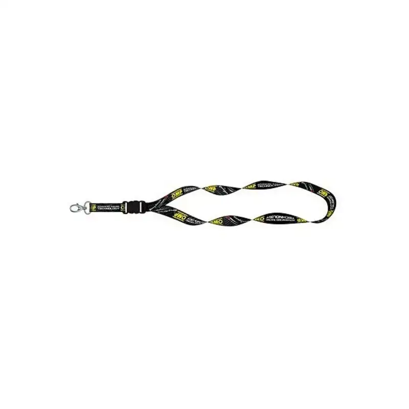 Lanyard omp noir_5378. DIAYTAR COTE D'IVOIRE - Où Choisir est une Célébration. Découvrez notre sélection de produits qui représentent la diversité et la joie du Côte d'Ivoire, à chaque étape de votre vie.