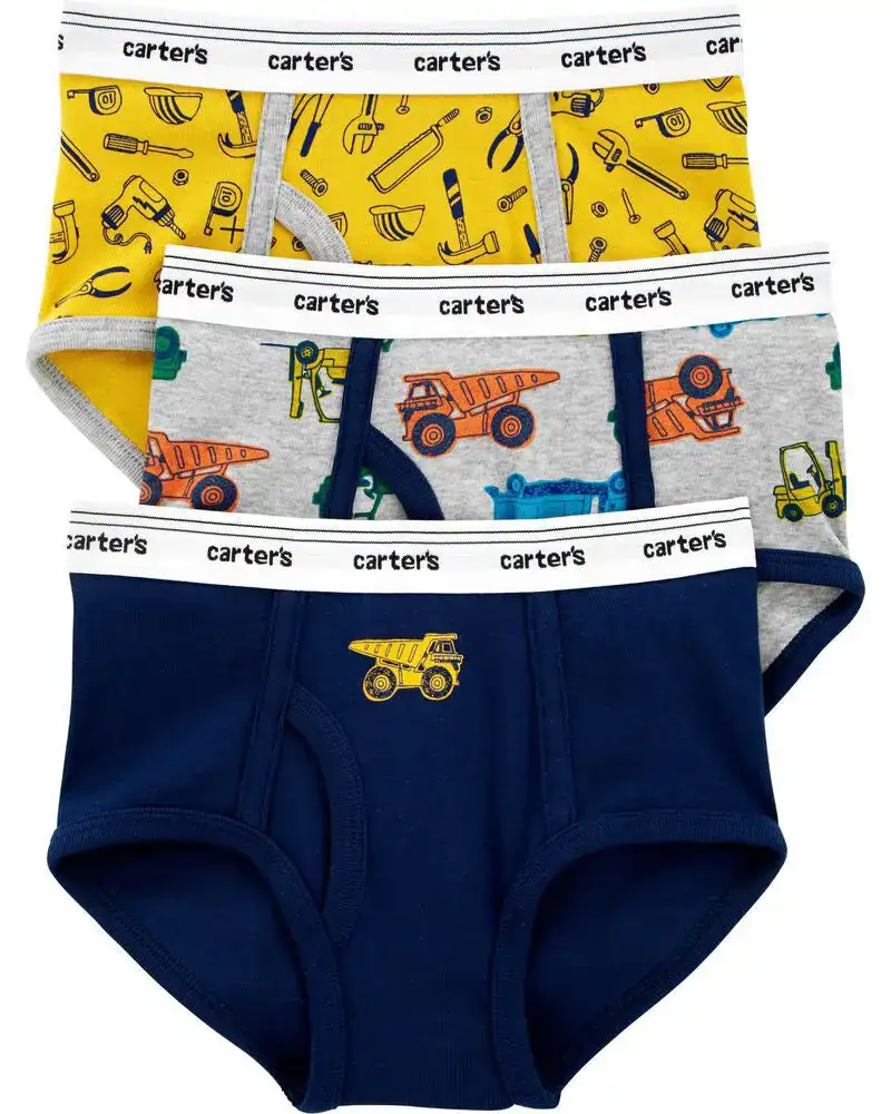Lot de 3 slips en coton_8999. DIAYTAR COTE D'IVOIRE - Où Chaque Achat Raconte une Histoire. Explorez notre boutique en ligne et créez votre propre narration à travers notre diversité de produits, chacun portant une signification unique.