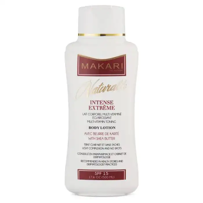 Makari naturalle intense extreme lait corporel multivitamines eclaircissant 500ml_3041. DIAYTAR COTE D'IVOIRE - L'Art de Vivre le Shopping Authentique. Découvrez notre boutique en ligne et trouvez des produits qui incarnent la passion et le savoir-faire du Côte d'Ivoire.