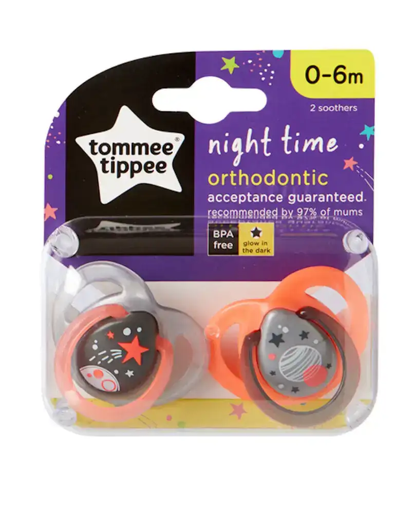 Pack de 2 sucettes tommee tippee night time orthodontic 0 6m_3822. DIAYTAR COTE D'IVOIRE - Votre Escale Shopping incontournable. Explorez notre boutique en ligne et dénichez des trésors qui reflètent la richesse culturelle et la modernité du Côte d'Ivoire.