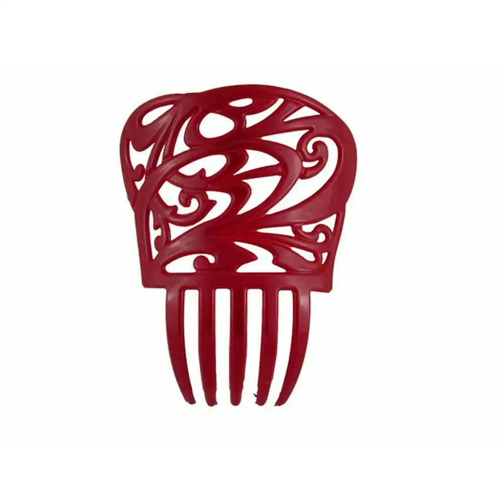 Peigne decoratif rouge 135 cm_4658. DIAYTAR COTE D'IVOIRE - Où Choisir Devient un Acte de Découverte. Découvrez notre gamme et choisissez des produits qui éveillent votre curiosité et élargissent vos horizons.