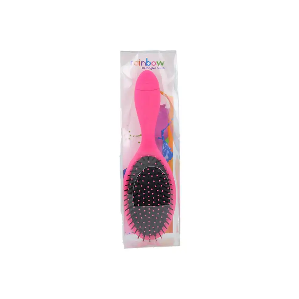 Pinceau xanitalia rainbow detangler fuchsia_8052. DIAYTAR COTE D'IVOIRE - Là où le Shopping Devient une Expérience. Naviguez à travers notre catalogue diversifié et découvrez des produits qui ajoutent de la couleur et de la passion à votre vie.