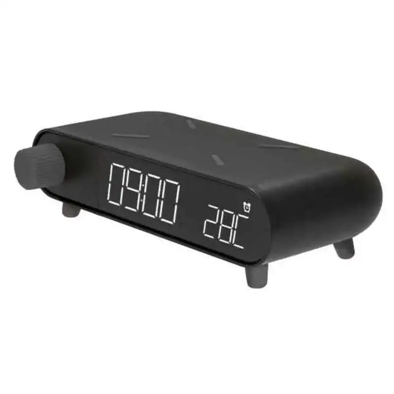 Reveil ksix wireless chargement noir_1602. DIAYTAR COTE D'IVOIRE - Là où Vos Rêves Prendent Forme. Plongez dans notre catalogue diversifié et trouvez des produits qui enrichiront votre quotidien, du pratique à l'exceptionnel.