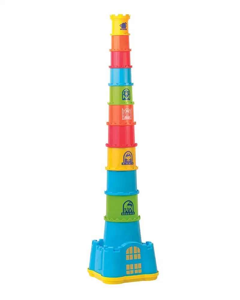 Tasses empilables de chateau pour tout petit 18 pcs happy kid toy_9630. DIAYTAR COTE D'IVOIRE - Où Chaque Achat Raconte une Histoire. Explorez notre boutique en ligne et créez votre propre narration à travers notre diversité de produits, chacun portant une signification unique.