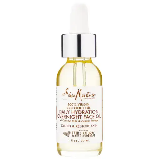 Sheamoisture 100 huile de noix de coco vierge daily hydration overnight face oil 1 oz_5224. DIAYTAR COTE D'IVOIRE - Un Monde de Possibilités à Portée de Clic. Parcourez notre site web pour découvrir des sélections infinies, de l'épicerie aux bijoux, et vivez une expérience d'achat sans pareil.