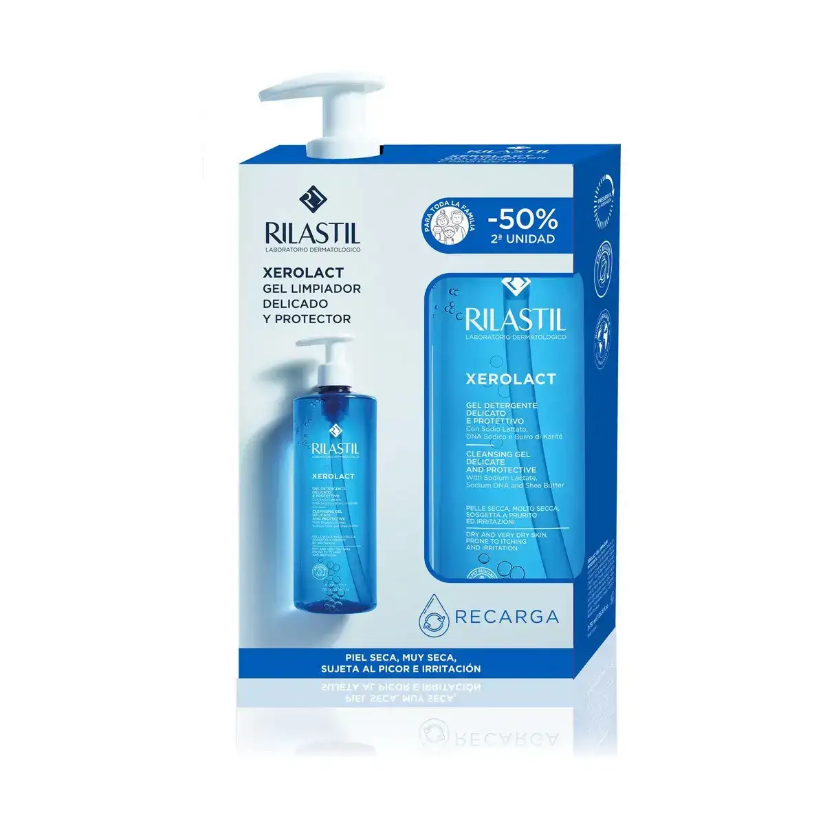 Gel nettoyant visage rilastil xerolact protecteur 750 ml 1_7990. Bienvenue chez DIAYTAR COTE D'IVOIRE - Où Chaque Produit a son Histoire. Plongez dans notre sélection diversifiée et découvrez des articles qui racontent le riche patrimoine sénégalais.