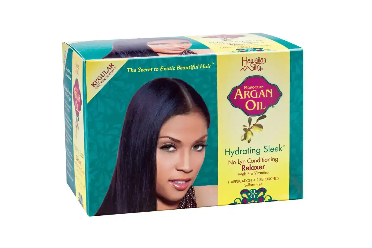 Hawaiian silky argan oil hydrating sleek no lye relaxer regulier 70 ml_1810. DIAYTAR COTE D'IVOIRE - Où la Tradition Renouvelée Rencontre l'Innovation. Explorez notre gamme de produits qui fusionnent l'héritage culturel avec les besoins contemporains.