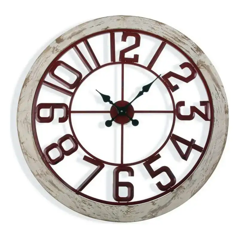 Horloge murale metal 45 x 70 x 70 cm_4143. DIAYTAR COTE D'IVOIRE - Là où les Rêves de Shopping Deviennent Réalité. Naviguez à travers notre catalogue diversifié et choisissez parmi une variété d'articles qui feront de votre shopping une expérience inoubliable.