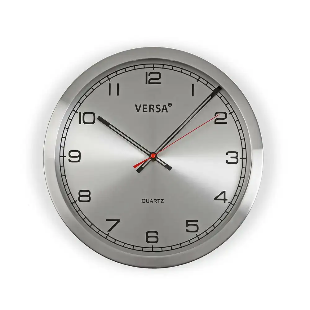 Horloge murale versa aluminium 41 x 20 x 20 cm_2779. Découvrez DIAYTAR COTE D'IVOIRE - Votre Destination de Shopping Inspirée. Naviguez à travers nos offres variées et trouvez des articles qui reflètent votre personnalité et vos goûts.