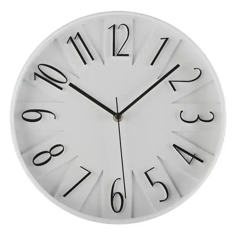 Horloge murale versa plastique 4 x 30 x 30 cm_1483. DIAYTAR COTE D'IVOIRE - Votre Passage vers le Raffinement. Plongez dans notre univers de produits exquis et choisissez des articles qui ajoutent une touche de sophistication à votre vie.