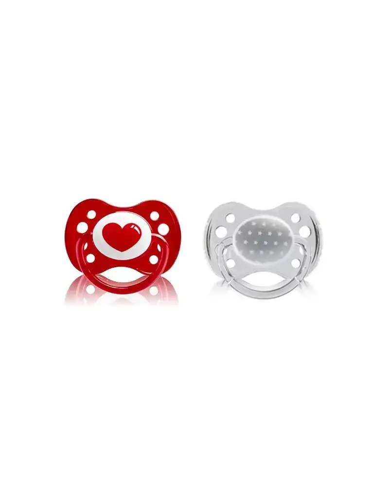 Lot de 2 sucettes physiologique silicone dodie 6m coeur etoiles_2053. DIAYTAR COTE D'IVOIRE - Là où Chaque Produit a son Histoire. Découvrez notre gamme de produits, chacun portant en lui le récit de l'artisanat et de la passion, pour vous offrir une expérience de shopping authentique.