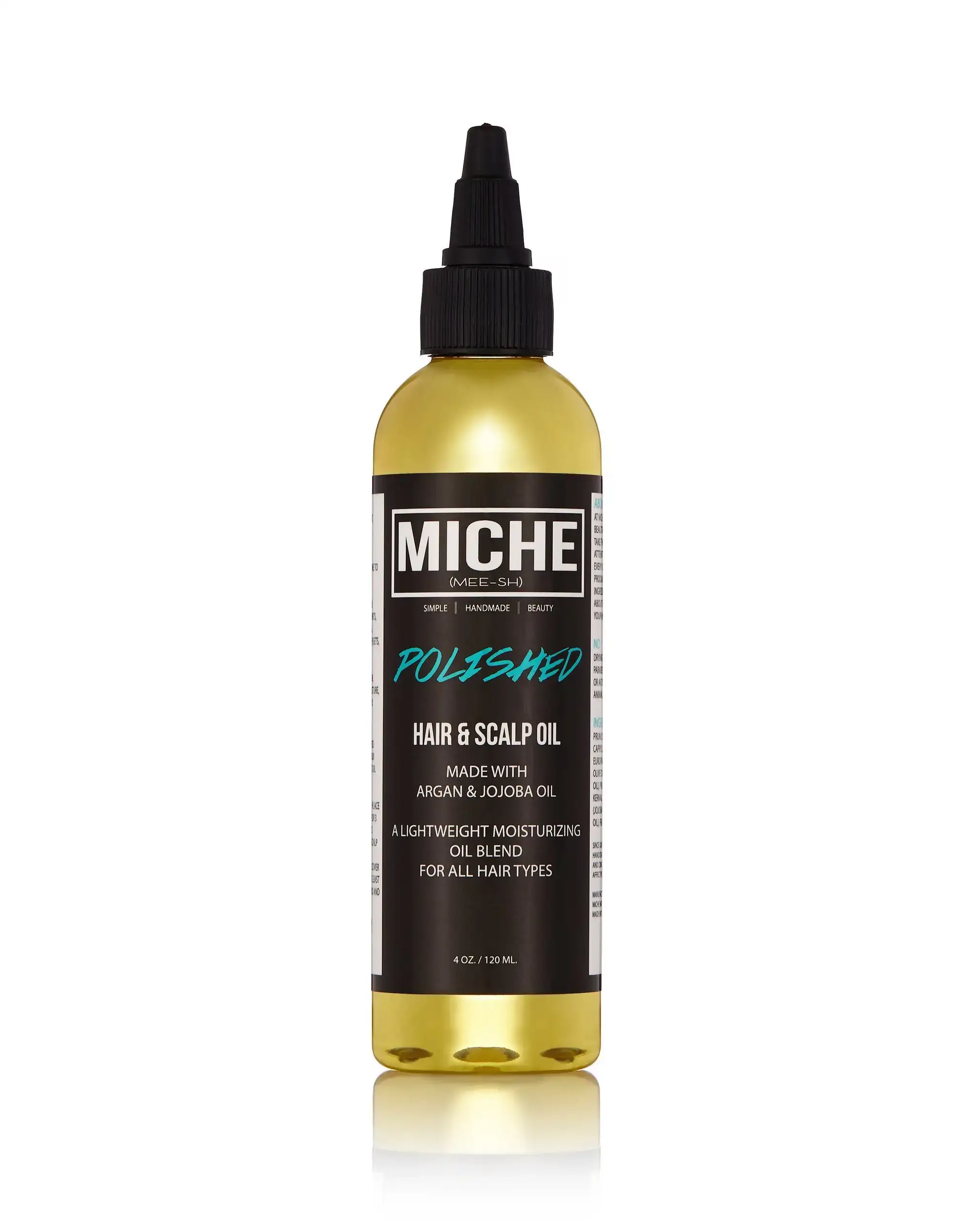 Miche beauty huile polie pour cheveux et cuir chevelu 4 oz_2228. Bienvenue sur DIAYTAR COTE D'IVOIRE - Là où Chaque Objet a une Âme. Plongez dans notre catalogue et trouvez des articles qui portent l'essence de l'artisanat et de la passion.