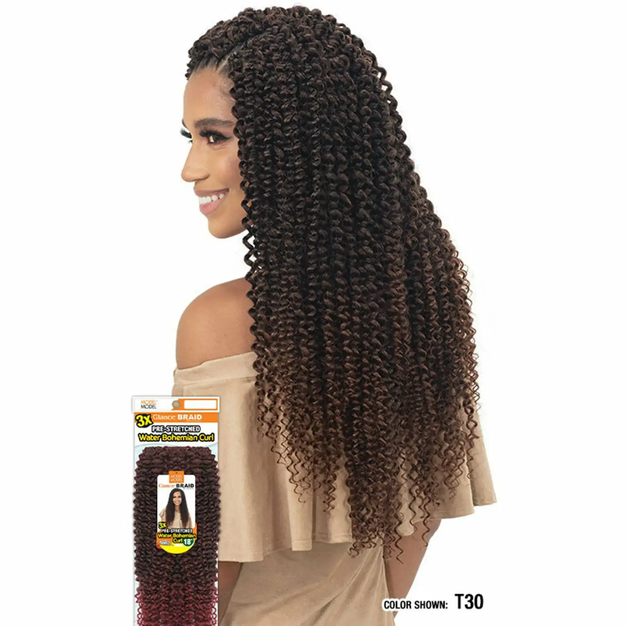 Model model glance braids 3x water bohemian curl 18 preetire_5067. DIAYTAR COTE D'IVOIRE - L'Art de Trouver ce que Vous Aimez. Plongez dans notre assortiment varié et choisissez parmi des produits qui reflètent votre style et répondent à vos besoins.