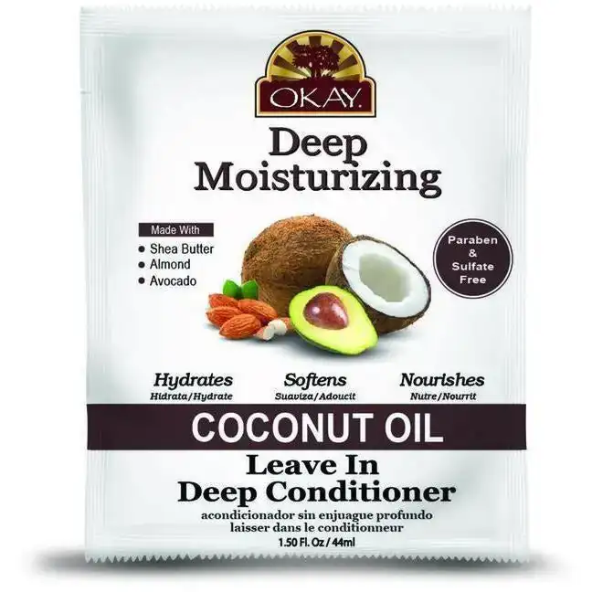 Okay deep moisturizing coconut leave in deep conditioner 15 oz_9080. DIAYTAR COTE D'IVOIRE - L'Univers de l'Élégance Accessible. Plongez dans notre catalogue et choisissez des produits qui allient sophistication et accessibilité pour un shopping exquis.