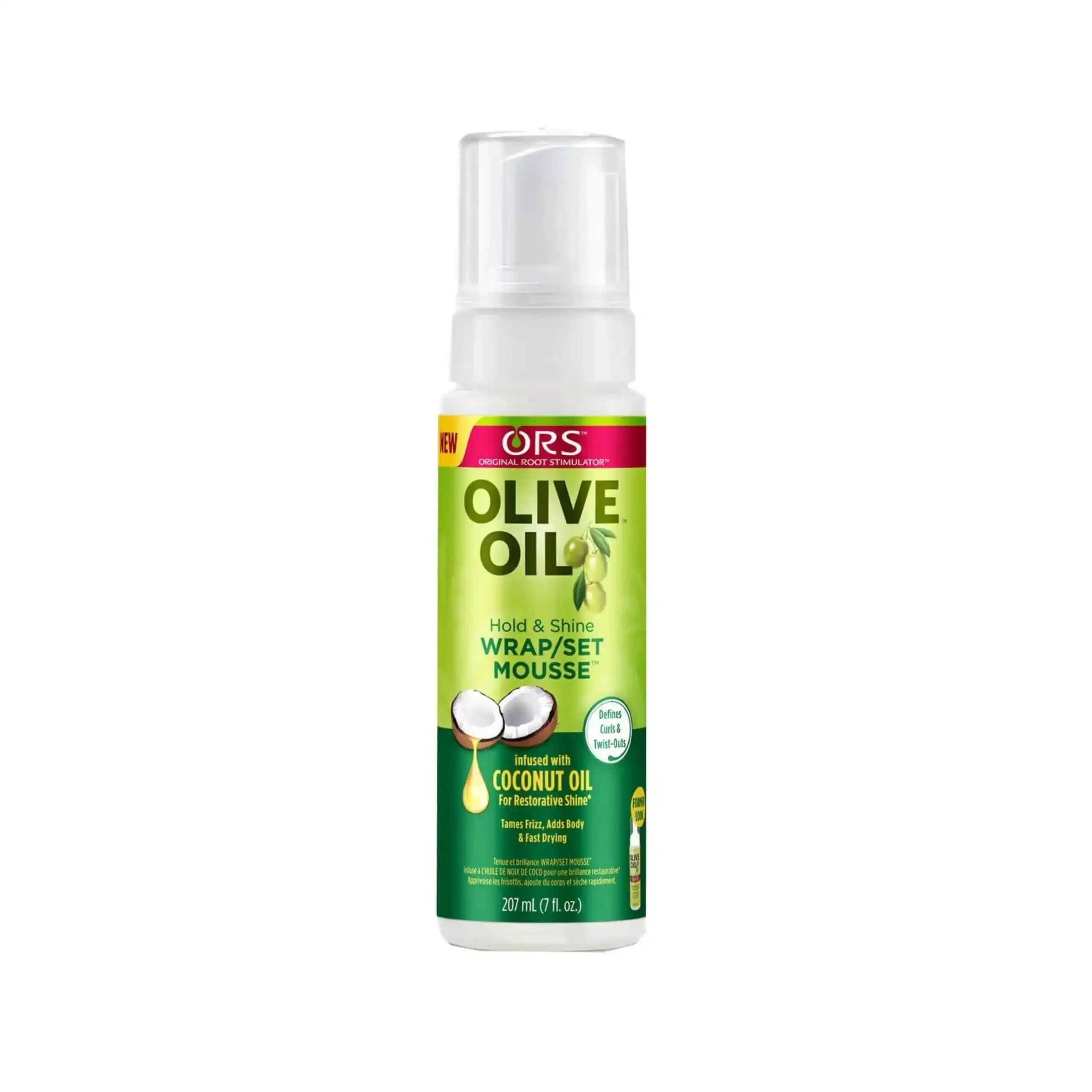 Ors olive oil hold shine mousse coiffante 207ml_6074. Entrez dans l'Univers de DIAYTAR COTE D'IVOIRE - Où Chaque Produit est une Découverte. Explorez notre gamme variée et trouvez des articles qui vous surprennent et vous inspirent.