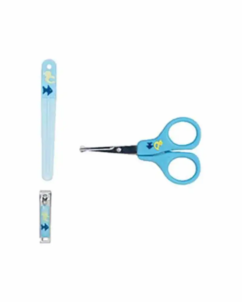 Pack manucure nuby ciseaux coupe ongle lime 0 mois bleu_8543. DIAYTAR COTE D'IVOIRE - Où Choisir Devient une Découverte. Explorez notre boutique en ligne et trouvez des articles qui vous surprennent et vous ravissent à chaque clic.