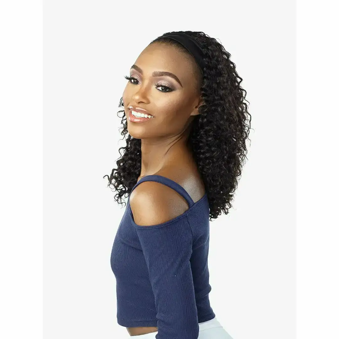 Perruque bandeau sensationnel 100 cheveux humains wet wavy 12a boheme 18_5111. DIAYTAR COTE D'IVOIRE - Là où la Qualité est Non Négociable. Parcourez notre boutique en ligne pour découvrir des produits qui incarnent le raffinement et l'excellence du Côte d'Ivoire.