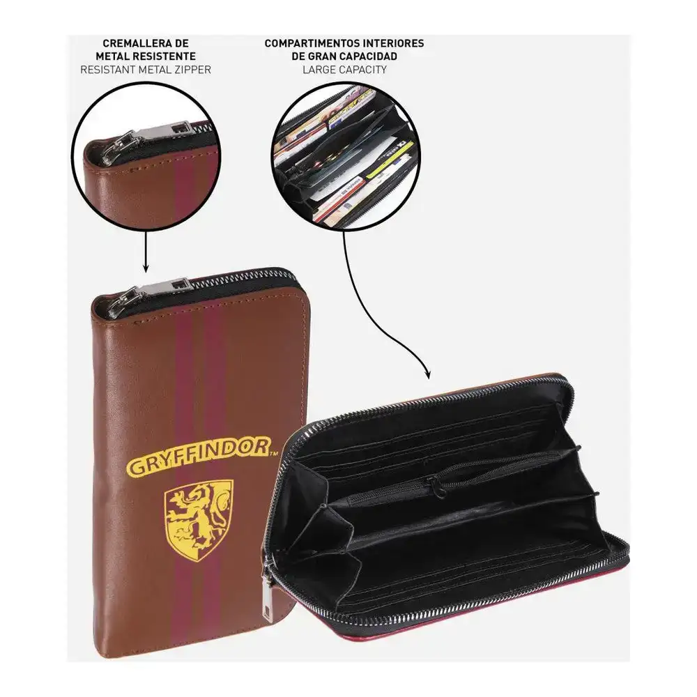 Porte monnaie harry potter gryffondor marron_3682. DIAYTAR COTE D'IVOIRE - Où la Mode et le Confort se Rencontrent. Plongez dans notre univers de produits et trouvez des articles qui vous habillent avec style et aisance.