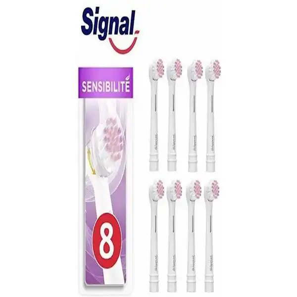 Rechange pour brosse a dents electrique signal double action 8 pcs reconditionne aplus_8222. DIAYTAR COTE D'IVOIRE - Où Chaque Détail Fait la Différence. Parcourez notre sélection soignée et choisissez des articles qui rehaussent votre quotidien, du fonctionnel à l'esthétique.