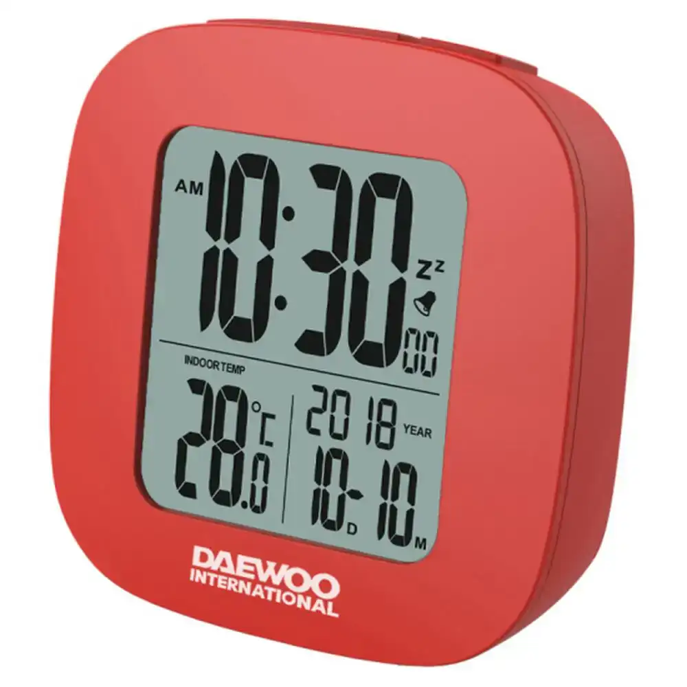 Reveil daewoo daedbf301 rouge_3863. DIAYTAR COTE D'IVOIRE - L'Artisanat à Portée de Clic. Découvrez notre boutique en ligne pour trouver des produits uniques qui célèbrent la créativité et l'artisanat sénégalais.