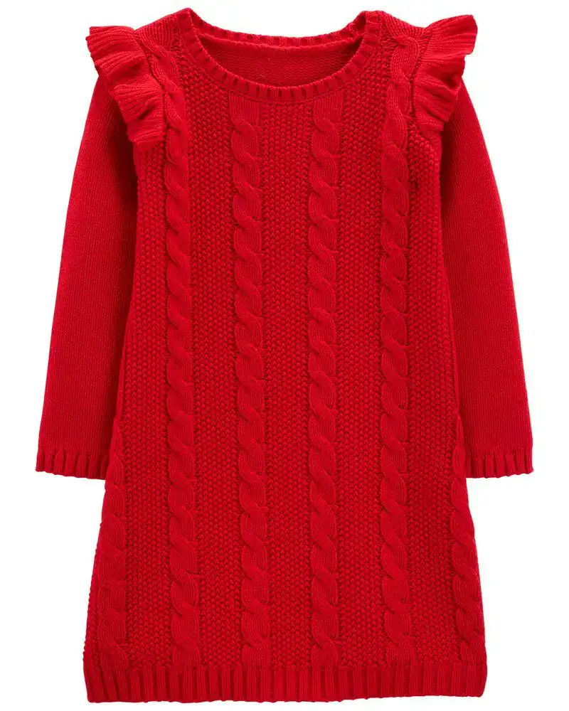 Robe pull en maille torsadee rouge_4593. DIAYTAR COTE D'IVOIRE - Où Choisir est une Célébration de l'Artisanat Local. Découvrez notre boutique en ligne et choisissez des produits qui incarnent la passion des artisans sénégalais.