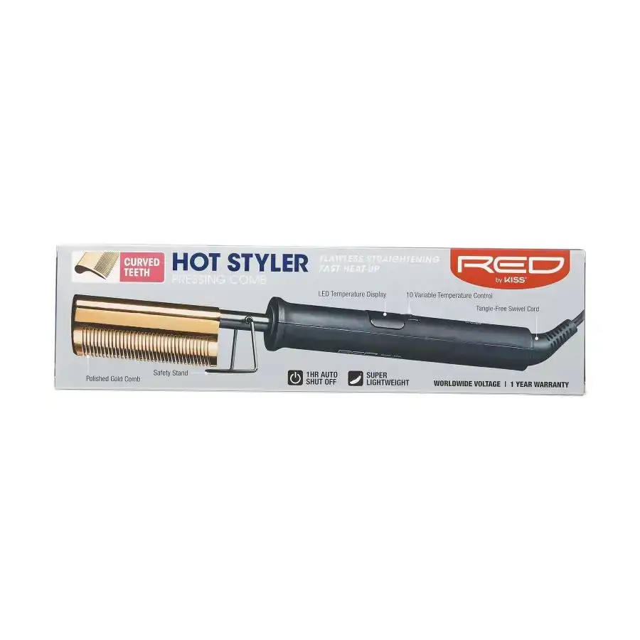 Rouge par kiss hot styler pressing peigne hc06_9230. DIAYTAR COTE D'IVOIRE - Votre Destination pour un Shopping Réfléchi. Découvrez notre gamme variée et choisissez des produits qui correspondent à vos valeurs et à votre style de vie.