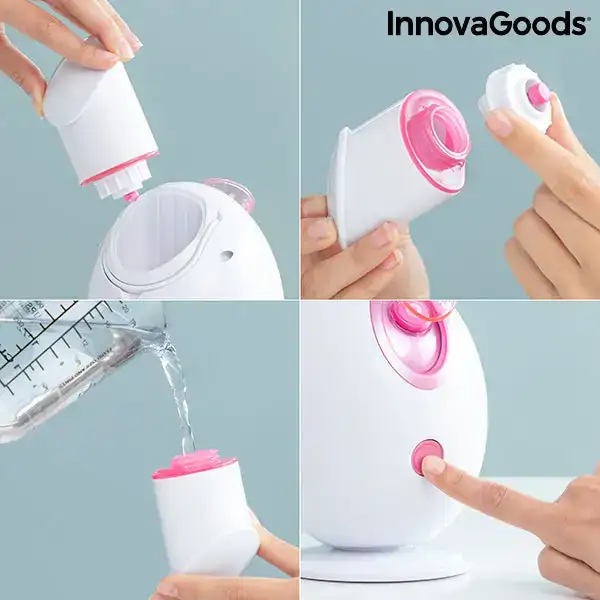 Sauna facial electrique moispa innovagoods_8040. DIAYTAR COTE D'IVOIRE - L'Art de Vivre le Shopping Authentique. Découvrez notre boutique en ligne et trouvez des produits qui incarnent la passion et le savoir-faire du Côte d'Ivoire.