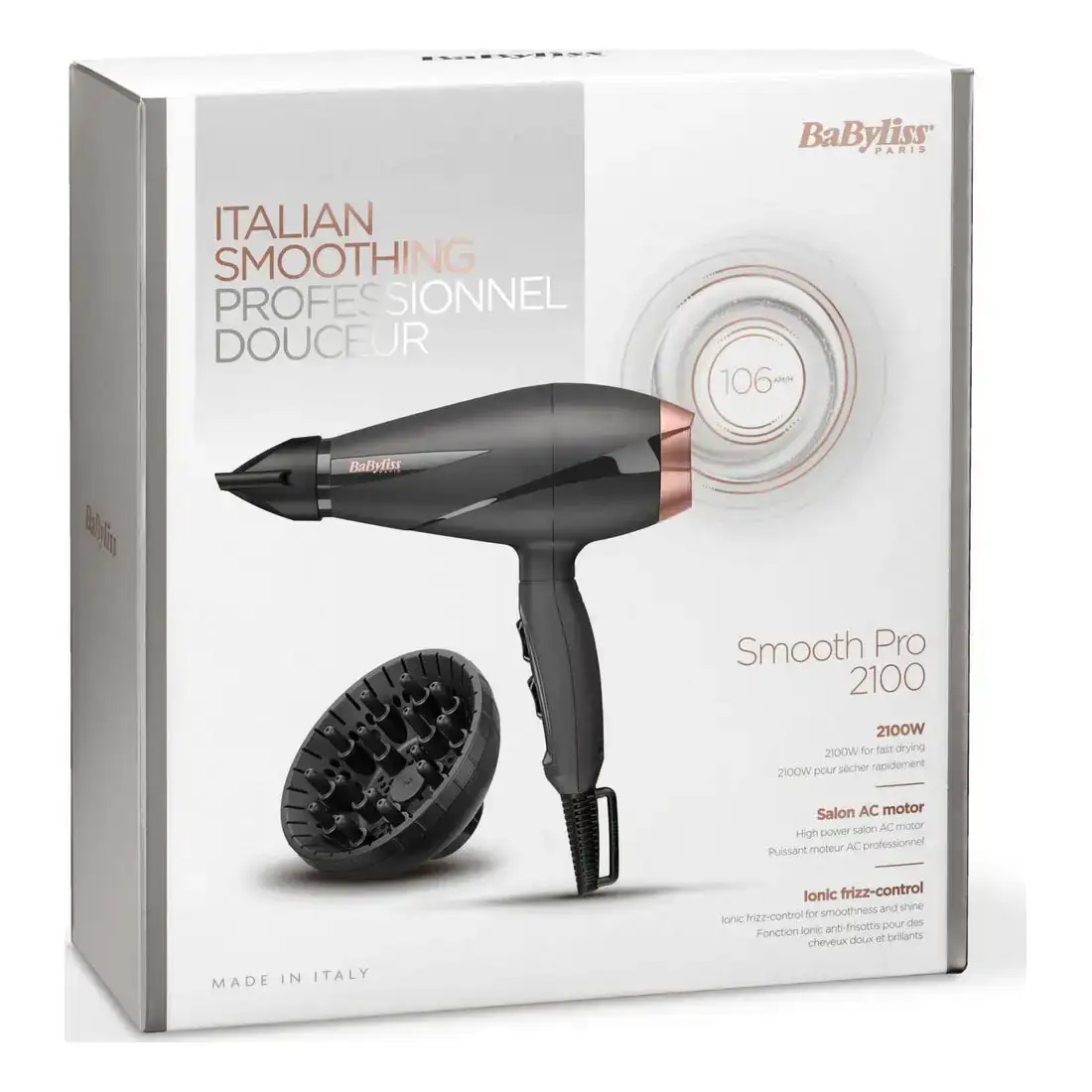 Seche cheveux babyliss smooth pro 2100_8572. DIAYTAR COTE D'IVOIRE - Votre Destination pour un Shopping Éclairé. Parcourez notre boutique en ligne pour découvrir des produits de qualité qui embelliront votre quotidien.