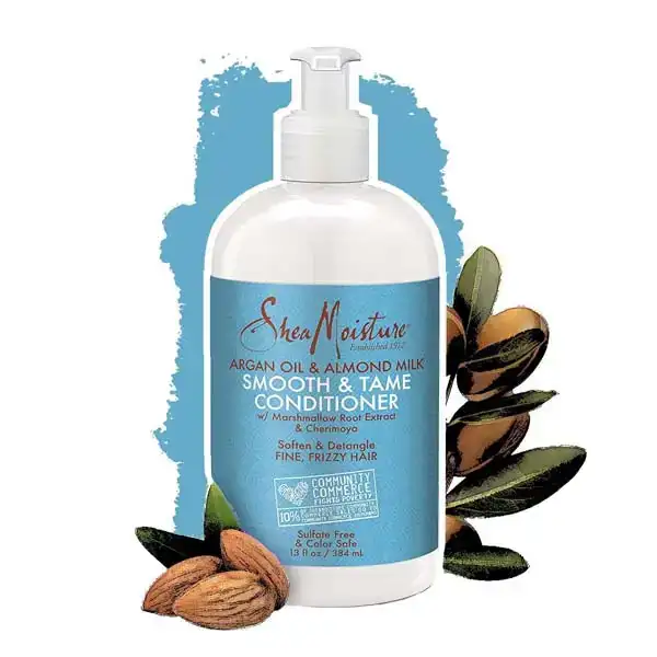 Shea moisture argan oil almond milk smooth tame conditioner_1037. DIAYTAR COTE D'IVOIRE - Votre Compagnon Shopping, Votre Style Unique. Explorez notre boutique en ligne pour dénicher des trésors qui expriment qui vous êtes, de la mode à la maison.