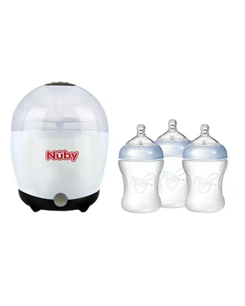 Sterilisateur nuby electrique a vapeur 3 biberons_3795. DIAYTAR COTE D'IVOIRE - Où Choisir Devient un Acte de Découverte. Découvrez notre gamme et choisissez des produits qui éveillent votre curiosité et élargissent vos horizons.