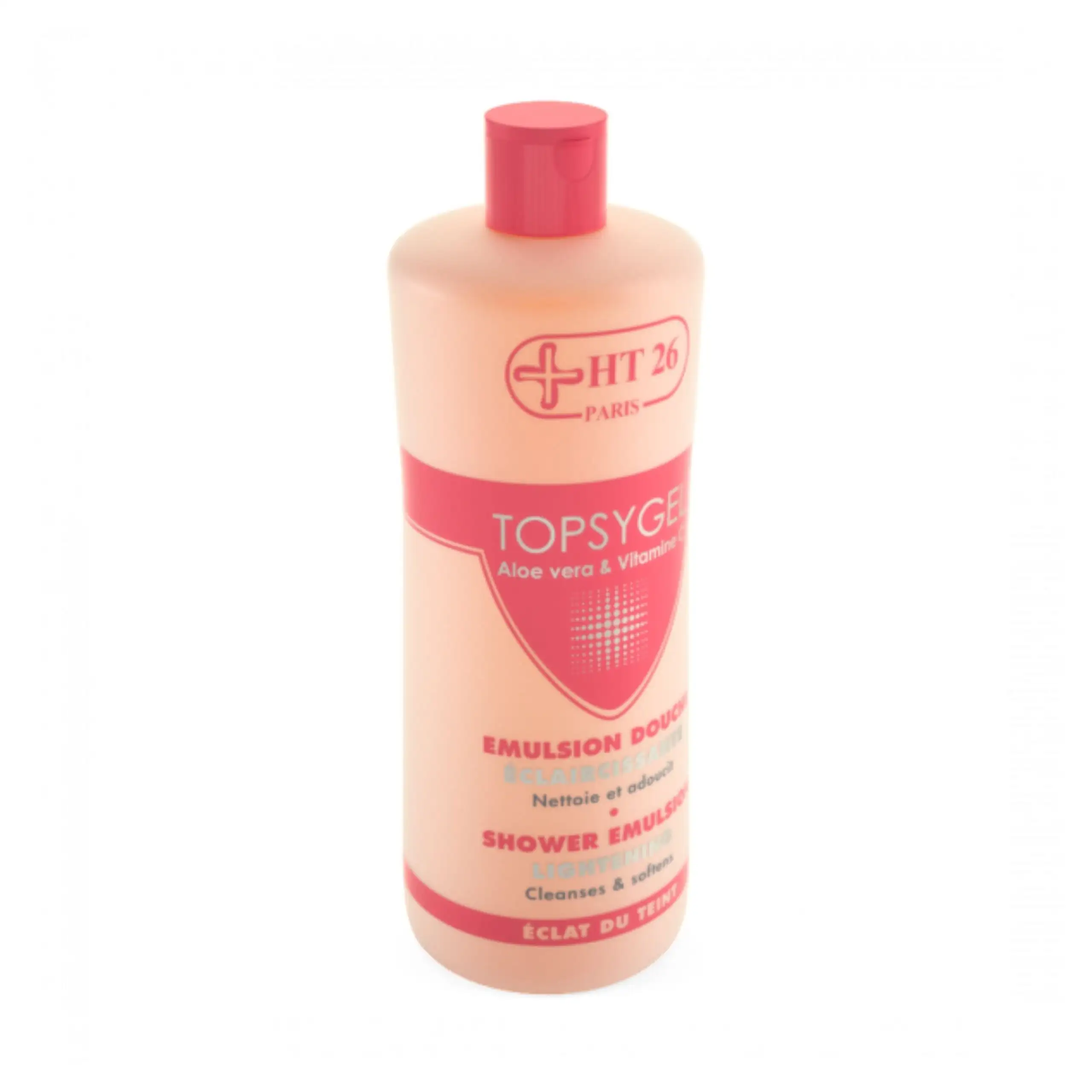 HT26 Topsygel Emulsion Douche Éclaircissante 1000ml. Boutique de cosmétiques au Côte d'Ivoire
