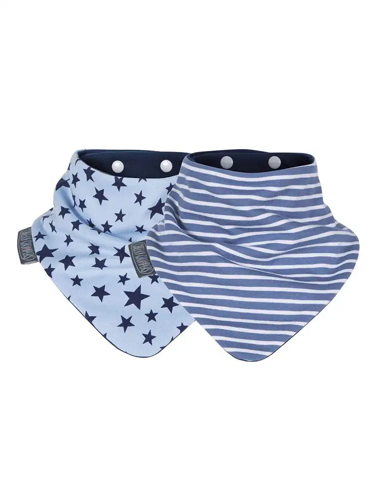 Lot de 2 bavoirs blue stars stripes neckerbib_9286. DIAYTAR COTE D'IVOIRE - Où Chaque Achat Raconte une Histoire. Explorez notre boutique en ligne et créez votre propre narration à travers notre diversité de produits, chacun portant une signification unique.