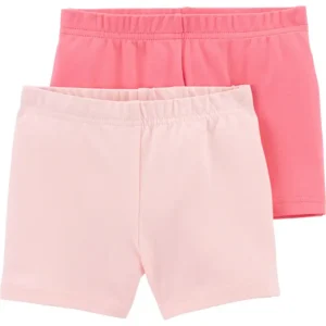 Lot de 2 shorts rose_4065. DIAYTAR COTE D'IVOIRE - Là où Chaque Produit a son Propre Éclat. Explorez notre boutique en ligne et trouvez des articles qui ajoutent de la brillance à votre quotidien.