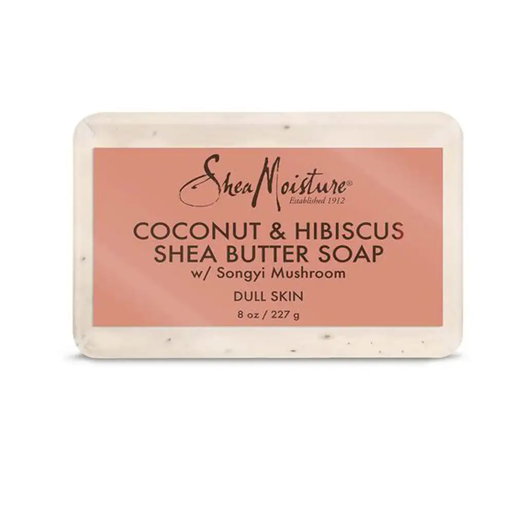Savon au beurre de karite a la noix de coco et a lhibiscus sheamoisture 8 oz_4766. DIAYTAR COTE D'IVOIRE - Votre Escapade Shopping Virtuelle. Explorez notre boutique en ligne et dénichez des trésors qui évoquent la culture et le savoir-faire sénégalais, un clic à la fois.