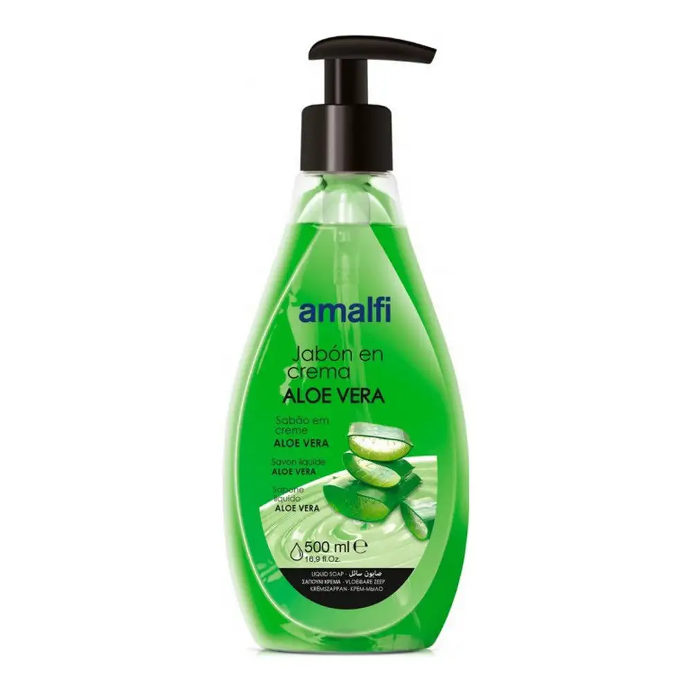 Savon mains amalfi aloe vera 500 ml_6889. DIAYTAR COTE D'IVOIRE - Votre Destination Shopping Exquise. Explorez notre boutique en ligne et découvrez des trésors qui ajoutent une touche de sophistication à votre style et à votre espace.