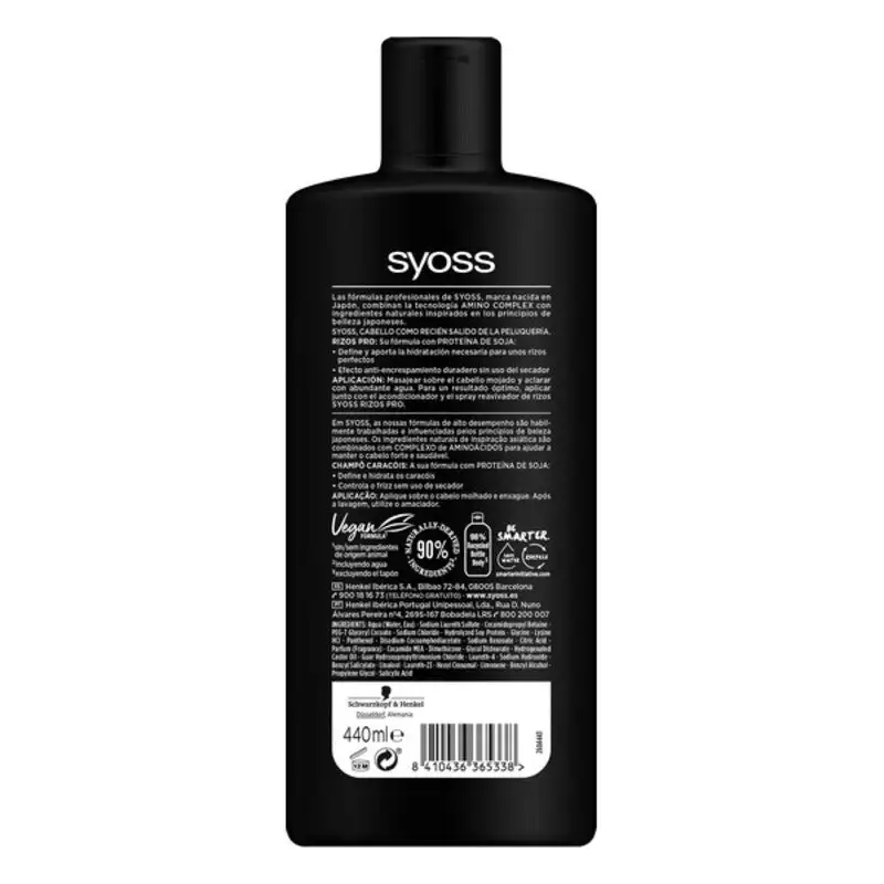 Shampooing rizos pro syoss 440 ml_3141. DIAYTAR COTE D'IVOIRE - Où l'Élégance Rencontre l'Authenticité. Naviguez à travers notre boutique en ligne et choisissez des produits qui incarnent le style et la tradition du Côte d'Ivoire.