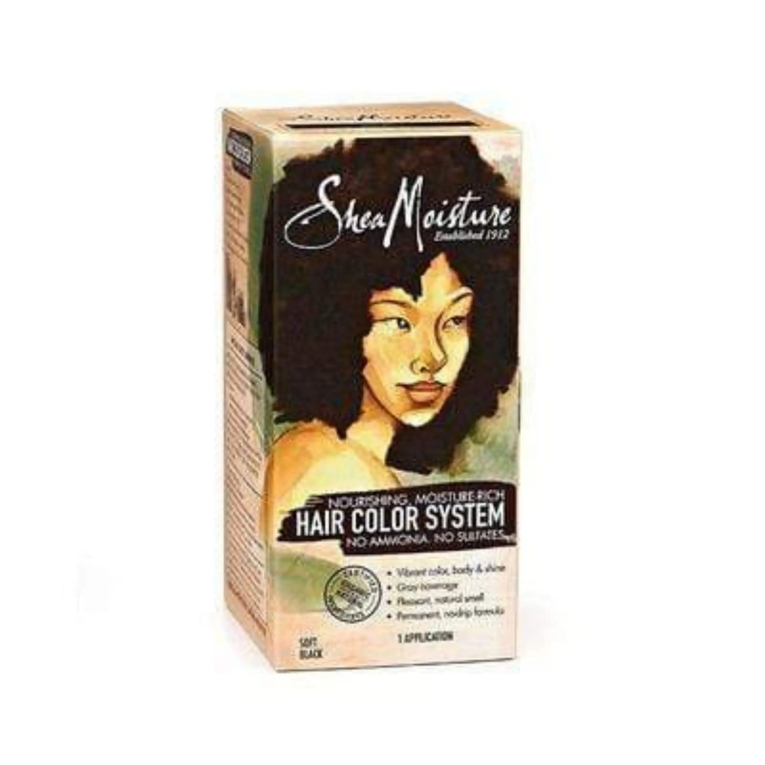 Shea moisture coloration soft black_9287. DIAYTAR COTE D'IVOIRE - Votre Passage vers l'Élégance Abordable. Explorez notre collection où chaque produit est choisi pour sa qualité et son accessibilité, incarnant ainsi l'essence du Côte d'Ivoire.