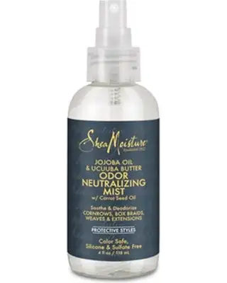 Sheamoisture brume neutralisante dodeurs a lhuile de jojoba et au beurre ducuuba 4 oz_3913. DIAYTAR COTE D'IVOIRE - Votre Passage vers l'Exceptionnel. Explorez notre boutique en ligne, où chaque produit est choisi avec soin pour offrir une expérience de shopping inoubliable.