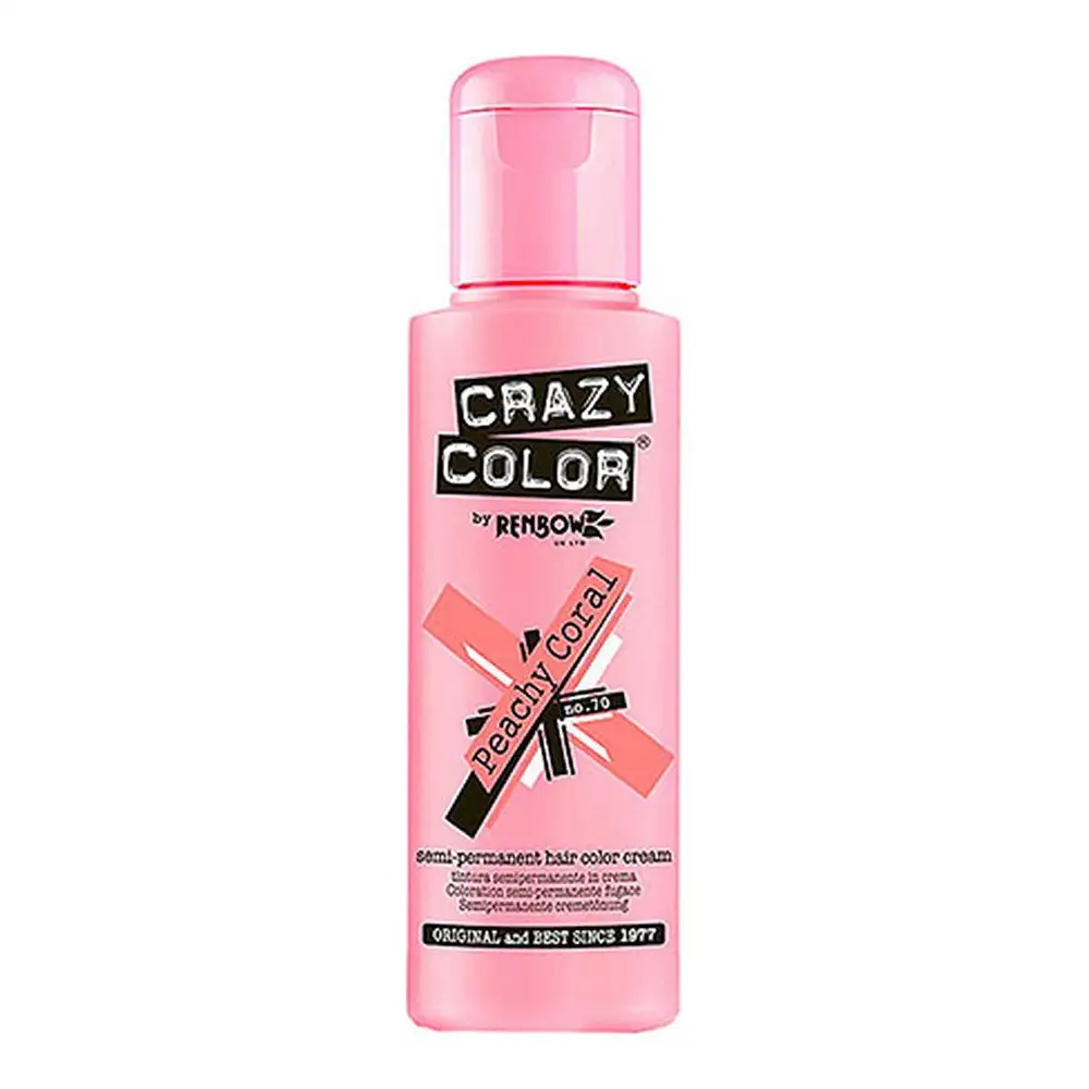 Teinture permanente peche corail crazy color no 70 100 ml_7258. DIAYTAR COTE D'IVOIRE - Votre Compagnon Shopping, Votre Style Unique. Explorez notre boutique en ligne pour dénicher des trésors qui expriment qui vous êtes, de la mode à la maison.